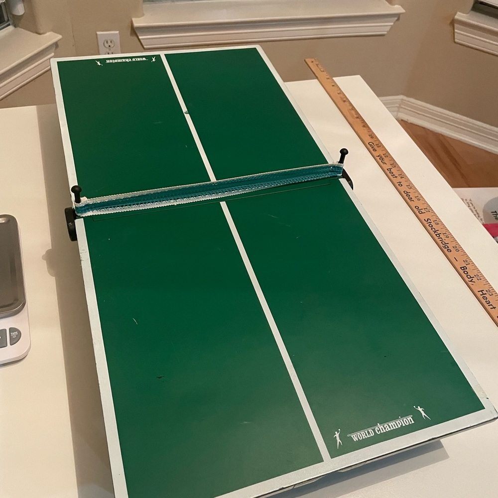 DESKTOP TABLE TENNIS SET INCLUDING 2 RACKETS AND 2 BALLS TRAVEL CASE PORTABLE